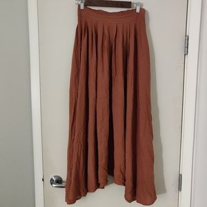 Adored Vintage Roads in Meknes Rust Skirt